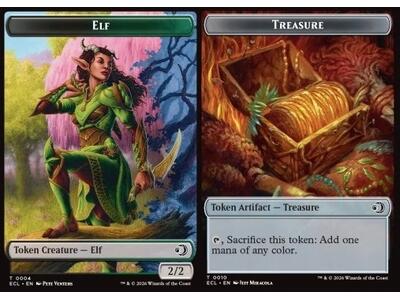 Elf Token (BG 2/2) // Treasure Token