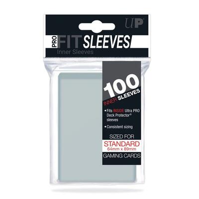 Ultra Pro PRO-Fit Standard Inner Sleeves 100ct - Διαφανή
