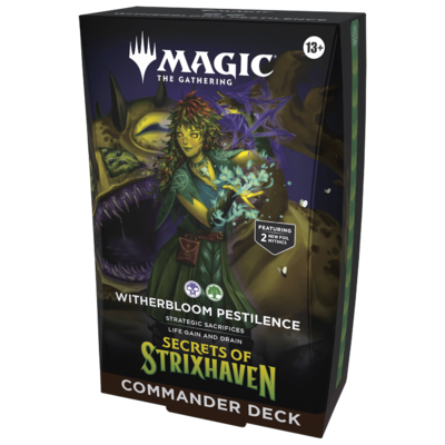 Commander SECRETS OF STRIXHAVEN "Witherbloom Pestilence" Deck