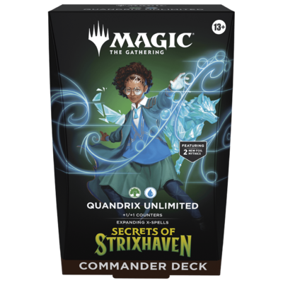 Commander SECRETS OF STRIXHAVEN "Quandrix Unlimited" Deck