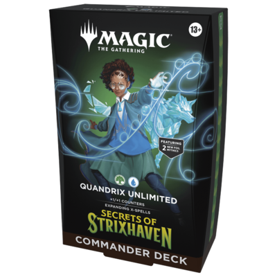 Commander SECRETS OF STRIXHAVEN "Quandrix Unlimited" Deck