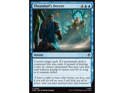 Thranduil's Decree