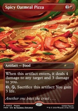Spicy Oatmeal Pizza