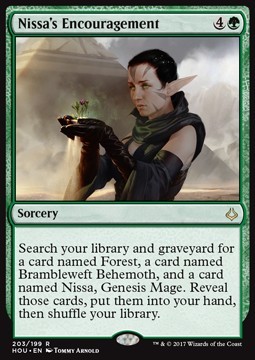Nissa's Encouragement