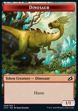 Dinosaur Token (Red 1/1)