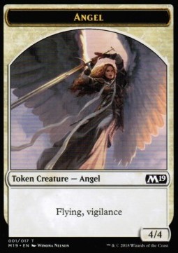 Angel Token Flying Vigilance (White 4/4)
