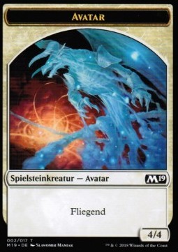 Avatar Token Flying ( White 4/4)