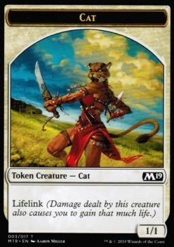 Cat Token lifelink (White 1/1)