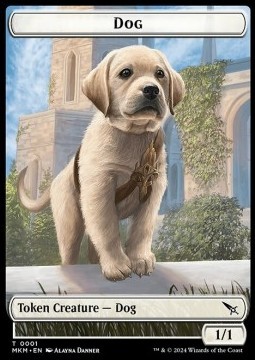 Dog Token (White 1/1)
