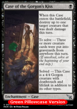 Case of the Gorgon's Kiss (GREEN Pillow Version)