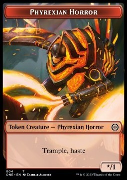 Phyrexian Horror Token (Red */1)