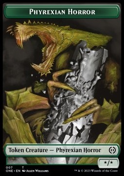 Phyrexian Horror Token (Green */*)