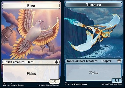 Bird Token (W 1/1) // Thopter Token (UA 1/1)