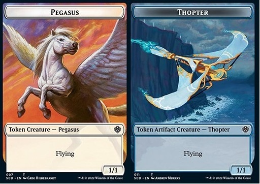 Pegasus Token (W 1/1) // Thopter Token (UA 1/1)