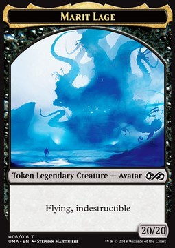 Avatar cblack reature with flying and indestructible 20/20
