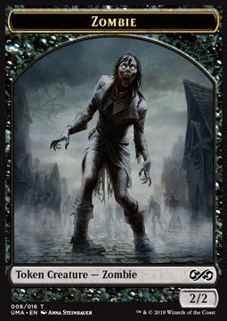 Zombie creature Black 2/2