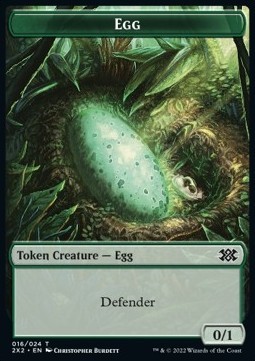 Egg Token (Green 0/1)
