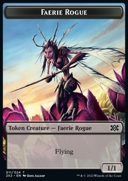 Faerie Rogue Token (Black 1/1)