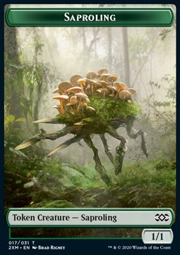 Saproling Token (Green 1/1)