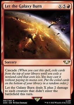 Let the Galaxy Burn