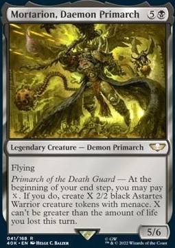 Mortarion, Daemon Primarch
