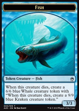 Fish Token (Blue 3/3)