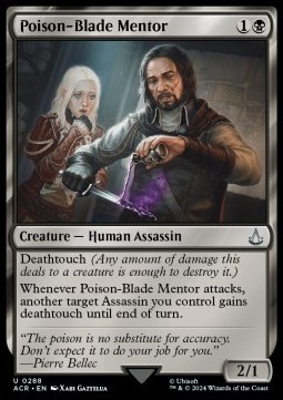 Poison-Blade Mentor