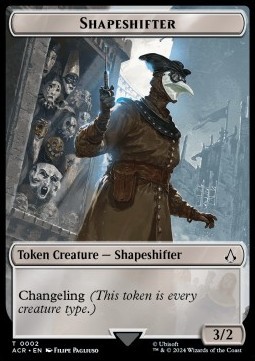 Shapeshifter Token (Colorless 3/2)