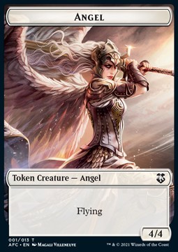 Angel Token (W 4/4) / Saproling Token (G 1/1)