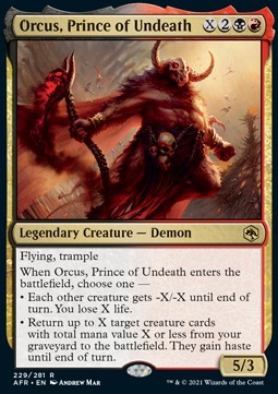 Orcus, Prince of Undeath