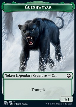 Guenhwyvar Token (Green 4/1)