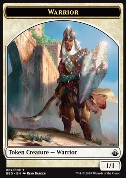 Warrior Token (White 1/1)