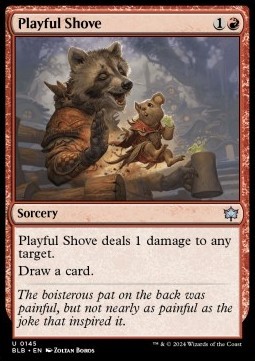 Playful Shove