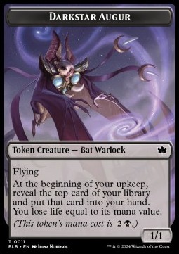 Darkstar Augur Token (Black 1/1)