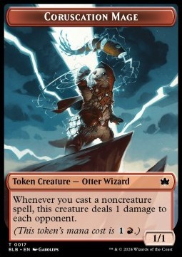 Coruscation Mage Token (Red 1/1)