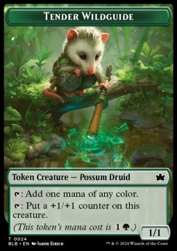 Tender Wildguide Token (Green 1/1)