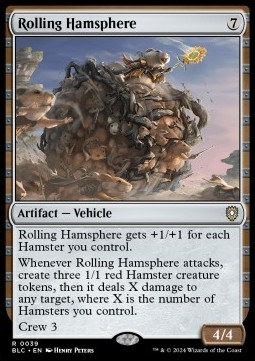 Rolling Hampsphere