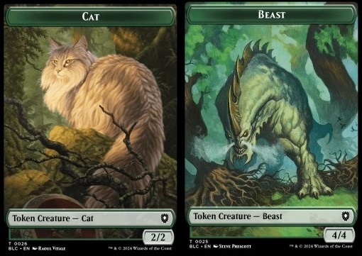 Cat Token (G 2/2) // Beast Token (G 4/4)