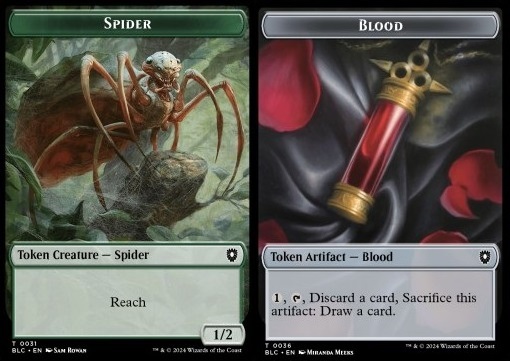 Spider Token (G 1/2) // Blood Token