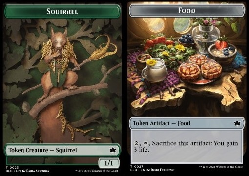 Squirrel Token (G 1/1) // Food Token