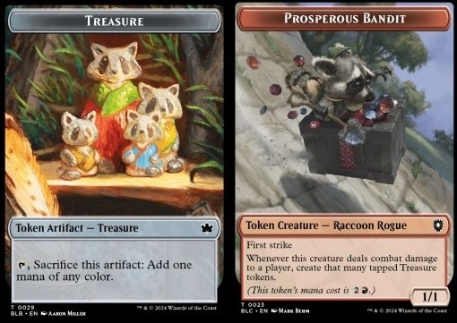 Treasure Token // Prosperous Bandit Token (R 1/1)