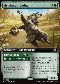 Brightcap Badger // Fungus Frolic