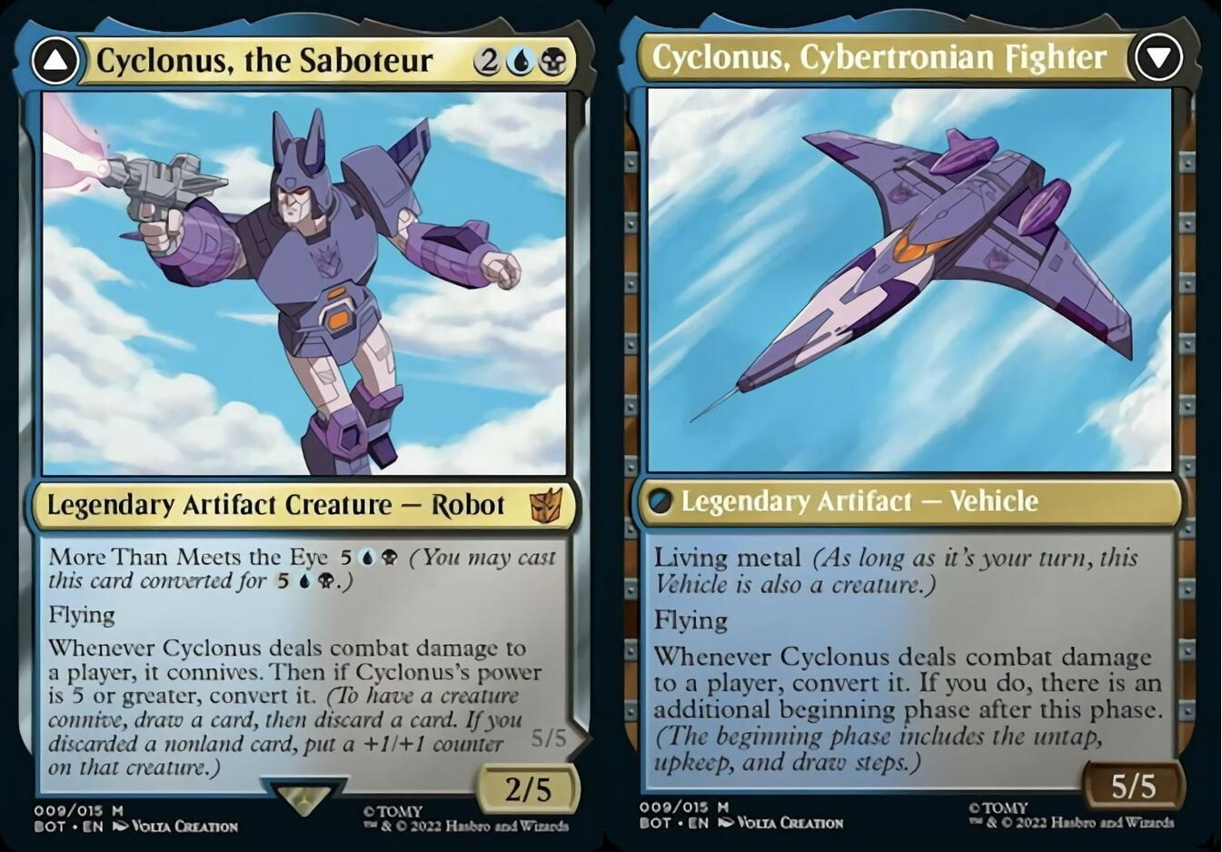 Cyclonus, the Saboteur (V.1)//Cyclonus, Cybertronian Fighter