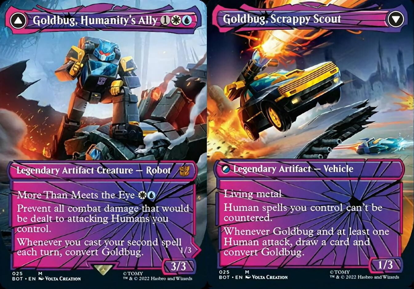 Goldbug, Humanity's Ally (V.2)//Goldbug, Scrappy Scout