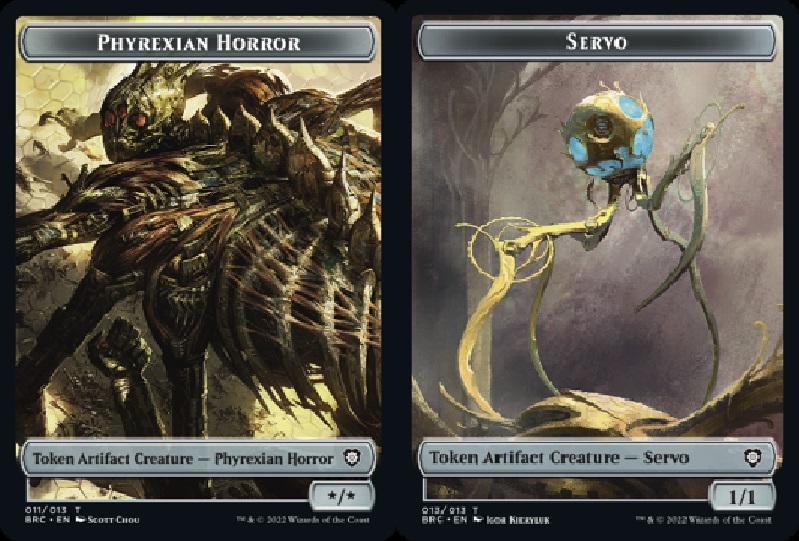 Phyrexian Horror // Servo token