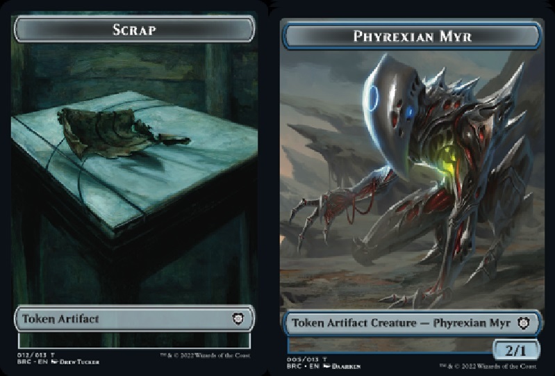 Scrap // Phyrexian Myr (Brudiclad) token
