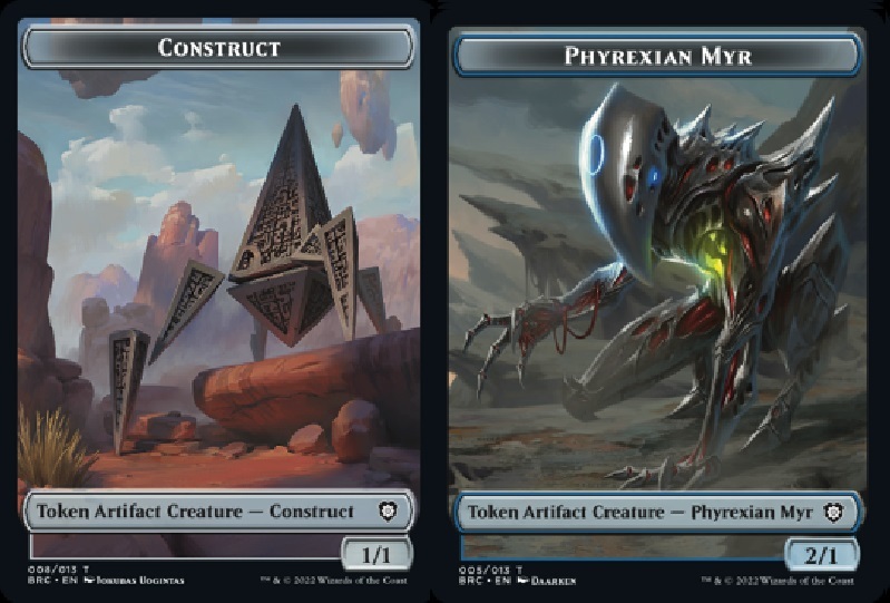 Construct (1/1) // Phyrexian Myr (Brudiclad) token