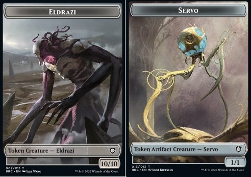 Eldrazi Token (C 10/10) // Servo Token (A 1/1)