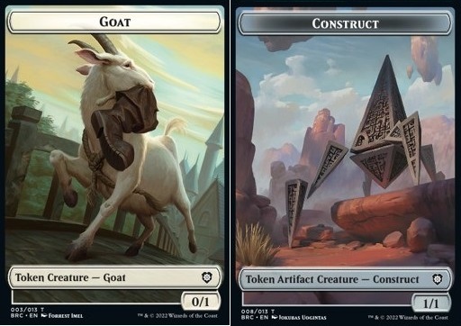 Goat Token (W 0/1) // Construct Token (A 1/1)