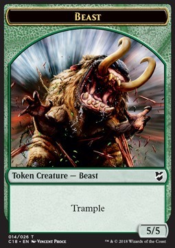 Beast Token (Green 5/5)